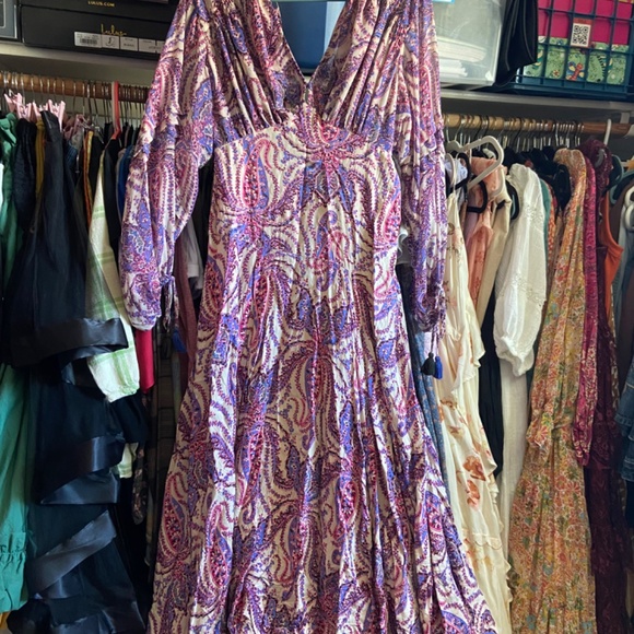 FP Movement by Free People Purple and Pink Asymmetrical Dress - Picture 5 of 6